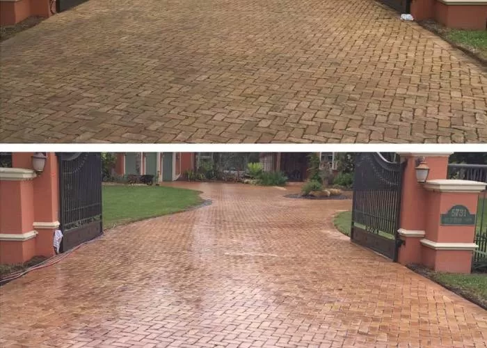 driveway pressure cleaning