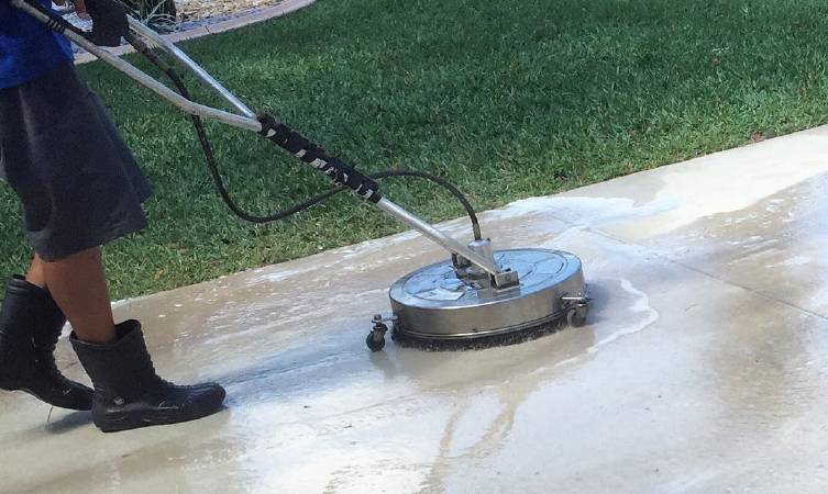 High Pressure Cleaning Your Concrete Driveway
